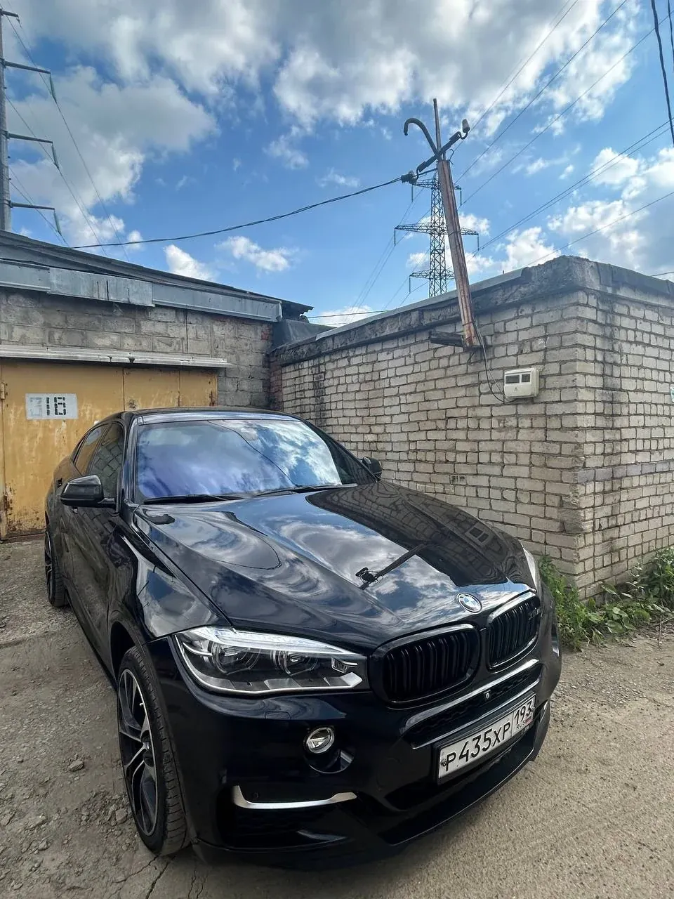 Автомобиль после работы с плёнкой